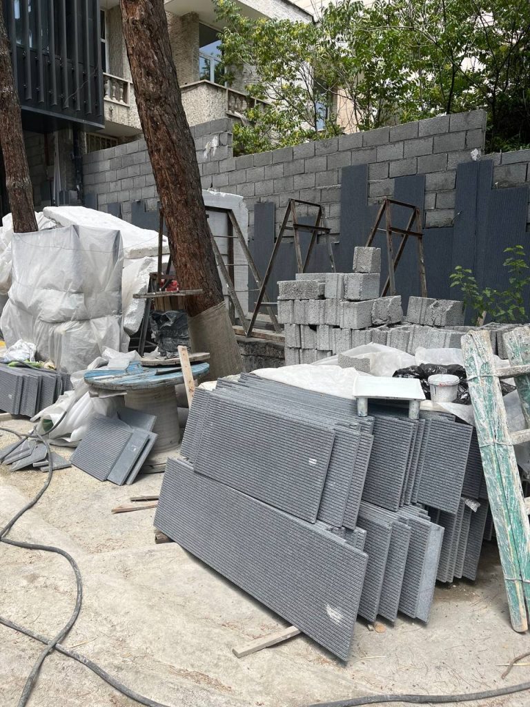 استفاده از سنگ گرانیت در محوطه سازی پروژه