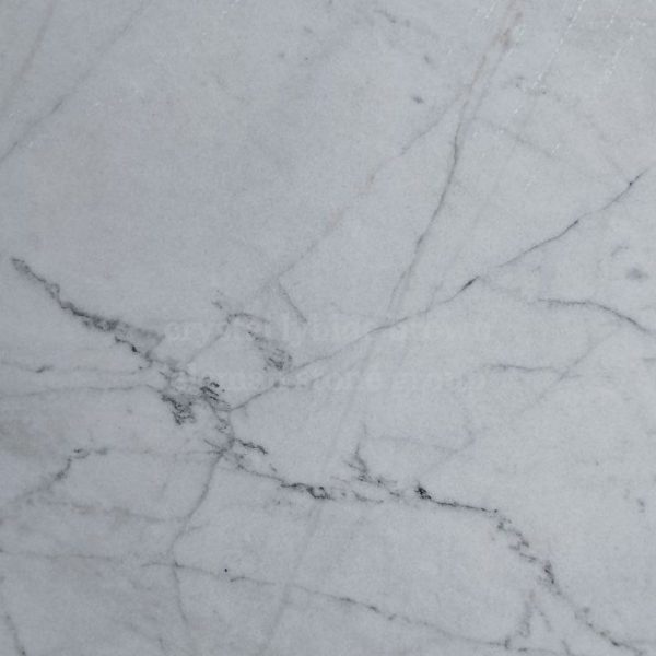 اسلب سنگ کریستال چینی الیگودرز سفید با رگه‌های طوسی ظریف